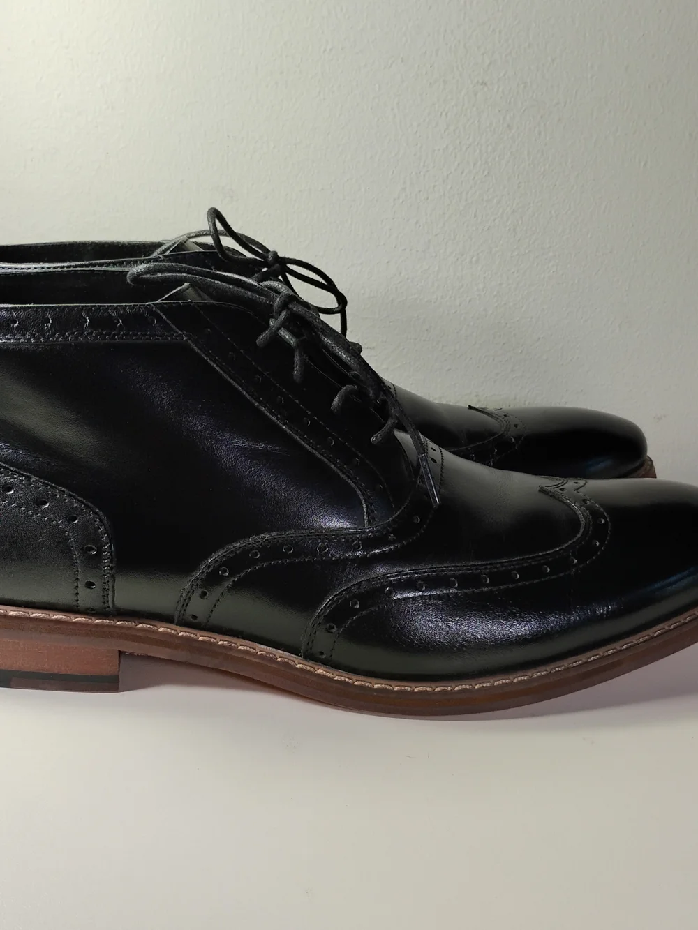 Stacy Adams polished black